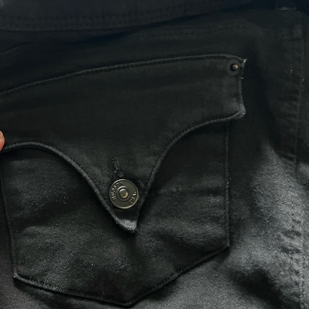 Hudson Brand Black Skinny Jean